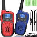 Walkie Talkies for Adults- WokTok Long Range Two Way Radio for Camping Hiking Hand Held Hiking Accessories Camping Gear Xmas Birthday Gift for Kids,SOS Siren,NOAA Weather Alert,2 Radios