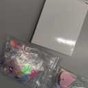 Frienda 40 Pieces Pet ID Tag Colorful Blank Dog Tags Personalized Dog Tags Aluminum Pet Name Tags with Bone Paw Heart Cat Head Shape Animals Name Phone Number ID Craft Tags with Holes for Dogs Cats