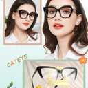 MARE AZZURO Oversized Reading Glasses Women Large Cat Eye Readers 2.0 
