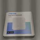 meross Smart Thermostat for Home, WiFi Thermostat Works with Matter, Alexa, Apple Home, Google Assistant, App & Voice Control, 7x24h Scheduling, Energy Saving, C-Wire Required (White)