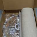 Beige Linen Tall Drum Lampshade, 11" Top x 11" Bottom x 12" High Lamp Shade, Lamp Shade Replacement for Table and Floor Lamps, Pendant LightHandcrafted LampshadeEasy Assembly