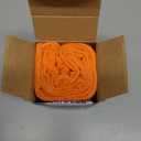 MIULEE Pack of 2 Bright Orange Throw Pillow Covers 20x20 Inch Soft Chenille Pillow Covers for Sofa Living Room Couch Solid Dyed Cases