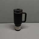 STANLEY Quencher ProTour Flip Straw Tumbler with Leakproof Lid | Built-In Straw & Handle | Cupholder Compatible for Travel | Insulated Stainless Steel Cup | BPA-Free (40 Ounces, Black)