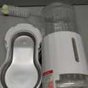 CZPET Automatic 7L Dog and Cat Water Dispenser with Stainless Steel Bowl Gravity Waterer,100% BPA-Free,Large Capacity and Drinking Area Noise-Free for Pets (White)