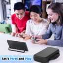 MoKo Carrying Case for Nintendo Switch 2(2025), Protective Hard Shell Portable Travel Carry Case Pouch holds 10 Cartridges with Pockets for Switch 2 Accessories and Games, Black