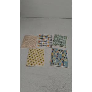SUPERSCANDI 5 Pack Swedish Dishcloths for Kitchen - 100% Biodegradable & Compostable Reusable Paper Towels Washable, Food-Safe & Without Plastic - Dish Rags Suitable for Any Surface,