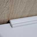Peel and Stick Flexible Wall Molding Trim Self Adhesive Decorative Strips, DIY 3D Ceiling Trim for Home Dcor on Cabinet Door Mirror Frame, 1.0in x 10ft White