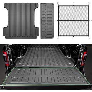 Truck Bed Liner & Tailgate Liner for Ram 1500/1500 RHO 2019-2026 Short Bed (5.7ft,67.4in),Truck Bed Mat Accessories,Heavy Duty Rubber Bed Mat (Not for RamBox/Classic)