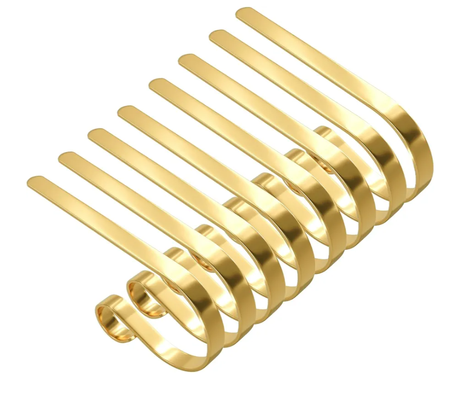 8 Pack Christmas Stocking Holders Mantel Stocking Hanger Holder Christmas Decoration Supplies