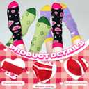 36 Pairs Easter Socks Gifts Women Bunny Egg Heart Shamrock Socks Bulk Soft Stretchy for Women Easter Holiday Gift