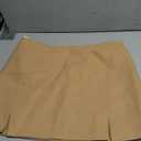 Women's Fashion Faux Wool Mini Skirt High Waisted Y2K Trendy Side Slit Skirts 2025 Fall Winter Outfits, Size XL