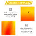 Four Square Balls, 8.5 Inch Playground Ball for Kids Outdoor Dodgeball Kickball Handball Game with Hand Pump (Multicolor (4 balls))