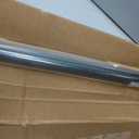 Ivilon Drapery Treatment Window Curtain Rod - Square Design 1 1/8 Rod. 48 to 86 Inch. Black