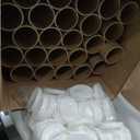 BOX USA Cardboard Tubes with Caps, 24"L x 3"W x 3"H, Pack of 24 | Poster Tube for Mailing and Storage of Blueprints, Artwork, Crafts, Long Art Holder, 24 inches