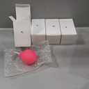 BBTO 4 Pieces Glass Cupping Set Glass Silicone Cupping Cups Massage Vacuum Suction Cupping Cups for Body Face Leg Arm Back Shoulder Muscle and Joint Pain (Rose)