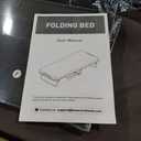 Folding Bed with Foam Mattress, Single Rollaway Bed for Guests, Space Saving Portable Beds with Lockable Wheels, 75" x 38" Twin Size Metal Bed Frame, Easy Assembly & MovingGrey