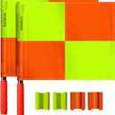 Soccer Referee Flags, 2PCS Referee Kit Detachable Referee Flags