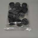 Piutouyar Round PVC Rubber Furniture Covers, 32mm / 1-1/4 Inches Table Chair Leg Tip Protectors, Non-Slip End Cap for Protect Surfaces, Black (16Pcs)