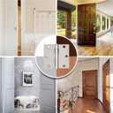 TICONN 48-Pack 3.5 Inch Door Hinges with Square Corner, 3-1/2 x 3-1/2 Inch Iron Bifold Residential Doors Hardware (Square Corner, Satin Nickel, 48 Pack)