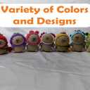 Cosplay Capybara Plush KeyChain Handmade Backpack Pendant Car Keyring Handbag Decorations Women Bag Decors Plush Animal Charm (Chicken 1)
