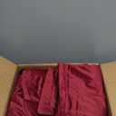 BOV Luxury King Velvet Quilt Set,Ultra-Soft All Season Lightweight Comforter & Bedspread Coverlet, Includes 2 Pillow Shams (Red, King)