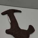 Refillable Catnip Toy for Indoor Cats Kitty, Safe Teeth Cleaning Kitten Kicker Toy 14.37 Inches, Crinkle Sound Interactive Cat Nip Chew Toys for All Breeds, Brown