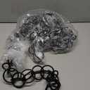 Monarch Rain Chains Aluminum Ring Rain Chain, 8.5 ft Black Powder Coated Aluminum Decorative Rain Catcher Chain for Gutters, Black Aluminum Rain Gutter Replacement Downspout