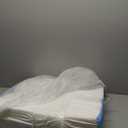 Wedge Pillow for Sleeping, 7.5" Bed Wedge After Surgery, Back Pain Relief, Memory Foam Pillow Triangle Incline Wedge for Back Support, Leg Elevation (White-blue)