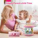 Baby Girls Toys 0-6 Months, Ocean Rotating Projector Music Light Up Newborn Aquarium Toy, Infant Tumme Time Toy for 3 4 5 6 7 8 9 Months, Crawling Toys for 1 Year Old, Gifts for Birthday, Baby Shower