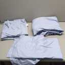 Mellanni King Sheets Set - 4 PC Iconic Collection Bedding - Hotel Luxury, Extra Soft, Cooling Bed Sheets - Wrinkle, Fade, Stain Resistant (King, Blue Hydrangea)