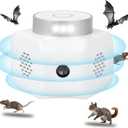 Ultrasonic Pest Repeller Plug in  White 4 Modes Rodent Repellent for Mice, Rats, Squirrels, Bats, Indoor Mouse Deterrent Device for Home, Garage, Attic, Basement, RV