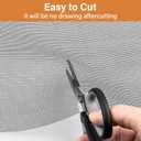 Window Screen Replacement Kit Width:48in Length:158 Fiberglass|Includes Full Set of Tools | Suitable for Windows, Screen Doors, and Courtyards | UV Resistant and Durable | Easy to Install