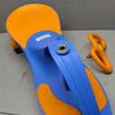 Wiggle Car - Ride on Toy for Ages 3 and Up - Toddler Ride on Toys with no Batteries, Gears, or Pedals Just Twist, Wiggle, and Go by Lil Rider (Blue and Orange), Large