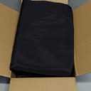 HolidayIdeas Fitted Black Tablecloths - 72 x 30 Inch - 2 Pack Rectangle Table Clothes for 6 Foot Tables, Polyester Fabric Table Cover for Trade Show, Craft Show, Parties, Birthday, Wedding