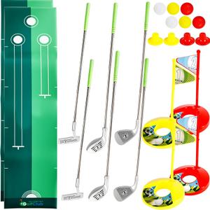 30 Pcs Plastic Mini Golf Set Scalable Kids Golf Clubs Include 6 Golf Clubs and 6 Balls for Toddlers Outdoor Indoor Educational Golf Birthday Christmas Party Gifts