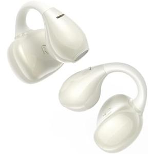 Lytmi CozyClip Open Ear Headphones, Clip-On Earbuds with Bluetooth 5.4, Lightweight and Comfortable, Clear Audio, 22-Hour Playtime, IPX4 Waterproof Earphones for Running and Fitness-White