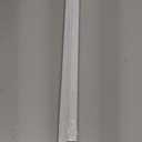 uxcell 4pcs Aluminum Alloy Cabinet Edge Protectors, 18" Slip On Drawer Protector Edge Guard for 13/16" Thick Kitchen Cabinets Frame, Porcelain White