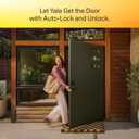 Yale Security Assure Lock 2 Deadbolt, Black Suede Keyed Smart Entry Door Lock with Wi-Fi Connected Keypad for Code Entry and Remote Access, YRD410-WF1-BSP