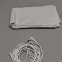 Grounding Bed Sheet, 28x52 Grounding Mat Silver Conductive Earthing Mat with 180Inch Grounding Wire Grounding Sheet Foldable Breathable Earthing Sheets, 71*132cm