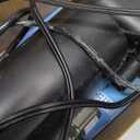 Aquarium Filter for 40-150 Gallon Tank, U-V Fish Tank Green Clean Machine Submersible Powerful Pump Canister Filter 400GPH for Pond Turtle Tank Saltwater Freshwater Crystal Clear Green Killing (Black)