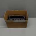 PTSTING Silverware Caddy Black Wood Silverware Holder Paper Plate Dispenser Utensil Caddy Cutlery Flatware Organizer Box for Spoons Forks Plates Napkins