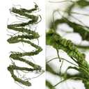 300cm/118inch Flexible Green Big Artificial Tree Branches Fake Tree Trunk Garland Rattan Wreath Cherry Blossom Grape Vines Floral for Wall Hanging Front Door Reptile Habitat Decoration
