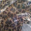 SUUKSESS One Piece Swimsuit for Women Slimming Tummy Control Square Neck Bathing Suit (Large, Leopard and Black)