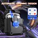 5 x R-fun AirPods 2 Case 2019 with Lock & Cleaning Kit, Keychain, Magnetic Lid, Compatible with AirPods 2nd/ 1st Generation Protective Case, Support Wireless Charging, Black