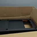 Blackstone 5013 Collapsible 17 and 22 Tabletop Griddle Stand with Adjustable Legs and a Removable Side Shelf, Powder Coated Steel, Black