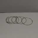 Zonon 6 Pack 6 Inch Metal Rings Wrench Organizer Easy to Open and Close Heavy Duty for Bib Vests Craft Index Card Dream Catcher Key