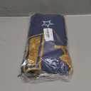 Graduation Decorations Class of 2025, Blue and Gold Graduation Decorations with Congrats Grad Backdrop, Class of 2025 Banner,Porch Sign, Balloons, Foil Number 2025 for Graduation Party Supplies