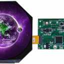 2.5 inch 480x480 400nit VS025Z6M IPS MIPI Round Circle LCD Screen and Micro USB Controller Board 30 pins