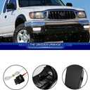 For 2001 2002 2003 2004 Toyota Tacoma Front Bumper Turn Signal Lights 81510-04080 TO2531140 Smoked Lens 2 in 1 Amber/White Lights