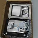 Truck Tool Box Lock Replacement, 5.5" Stainless Steel Tool Box Latch Replacement Handle with 4 Keys for RV, Truck Toolboxes, Trailer Door Latch, UTV, Campers (4 Pack).